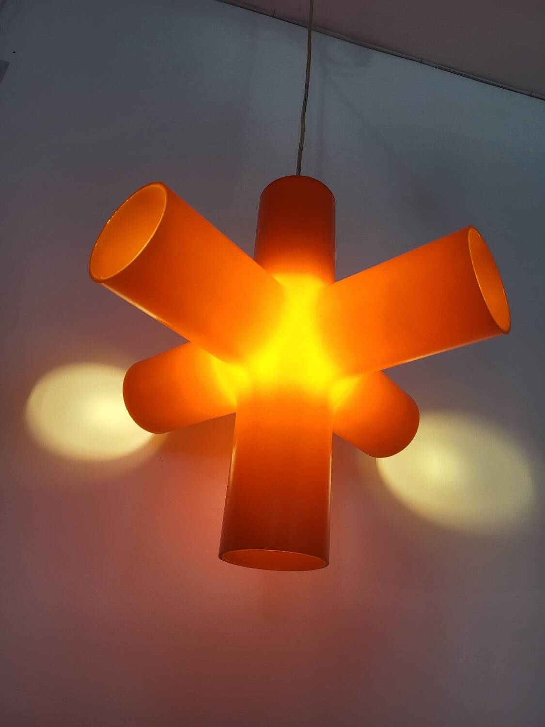 Vintage Crosslight pendant lamp Jan Melis and Ben Oostrum