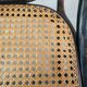 Black curved wood rocking chair