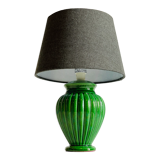 Green ceramic lamp 90s