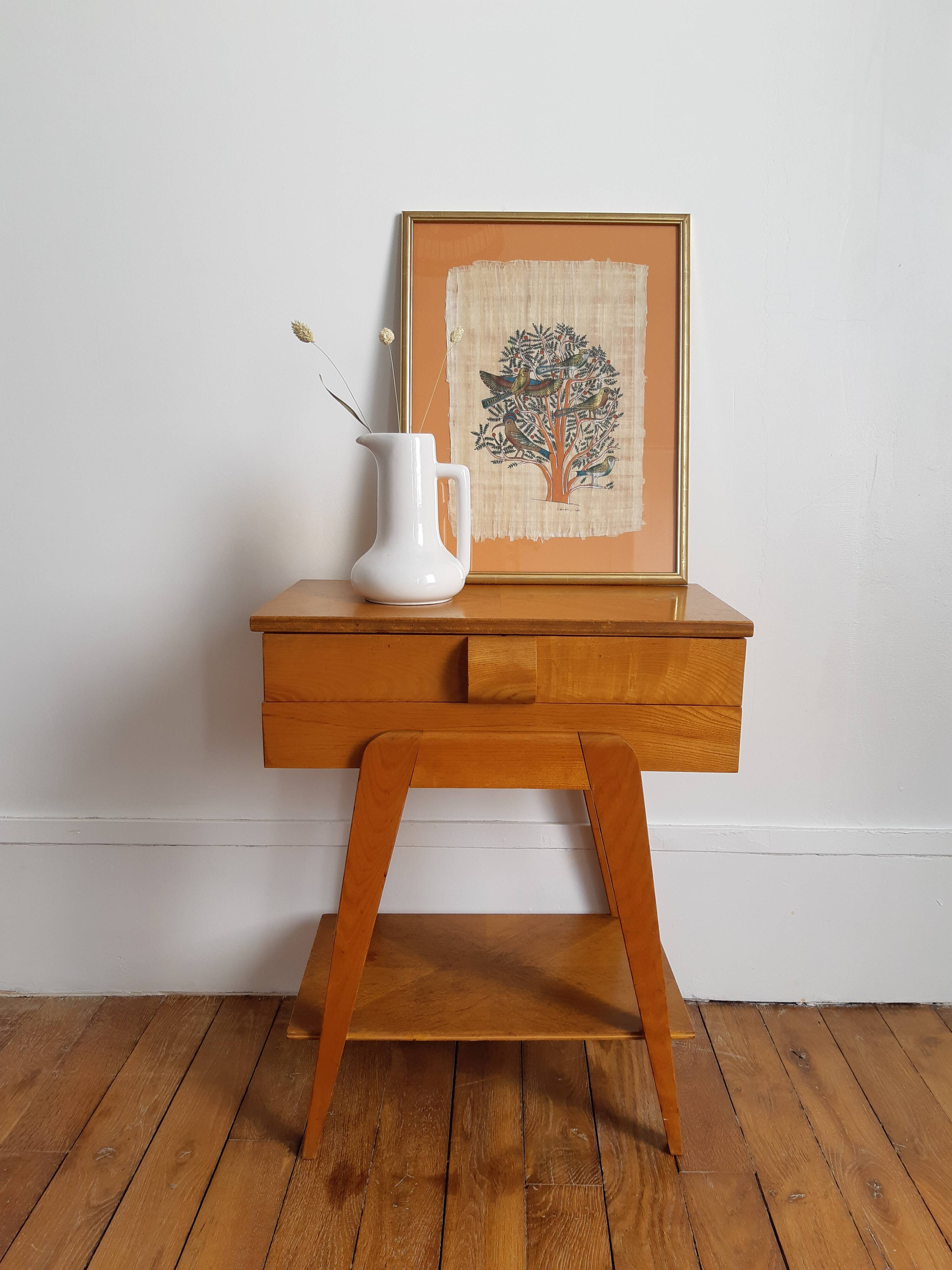 Vintage compass foot worker