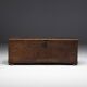 Antique wooden storage chest, France, late 18th century