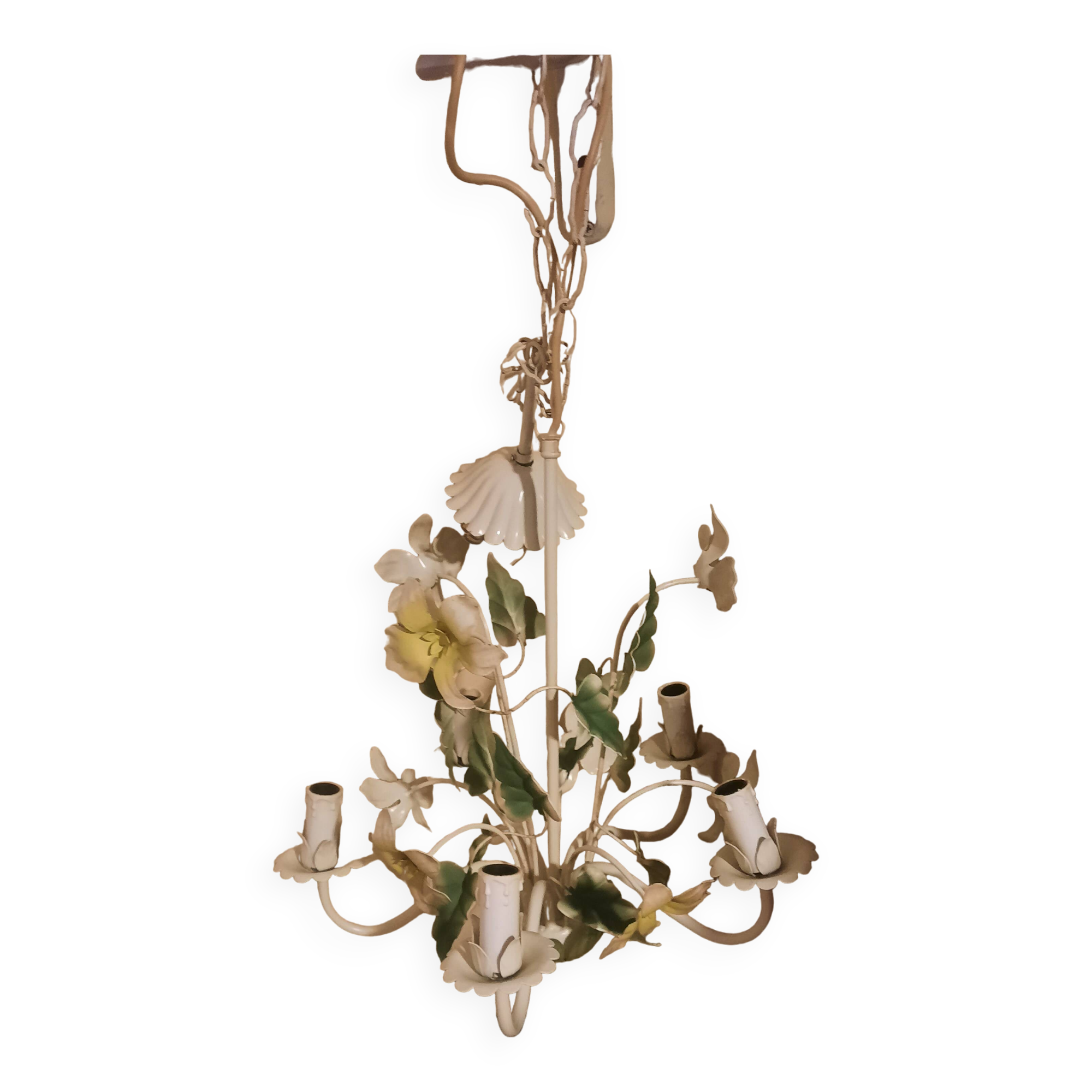 Vintage floral chandelier