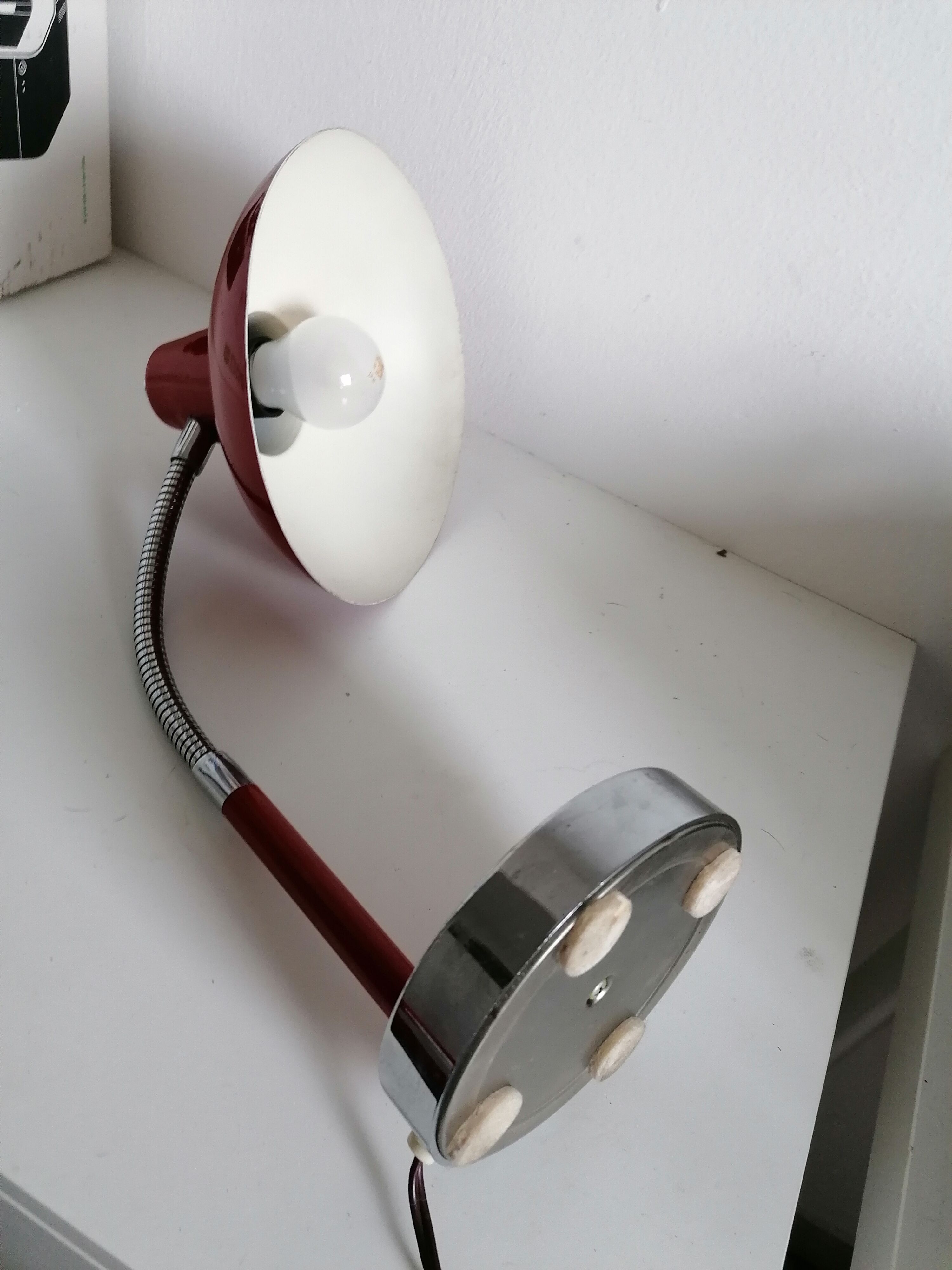 Lampe de bureau articulée old school vintage