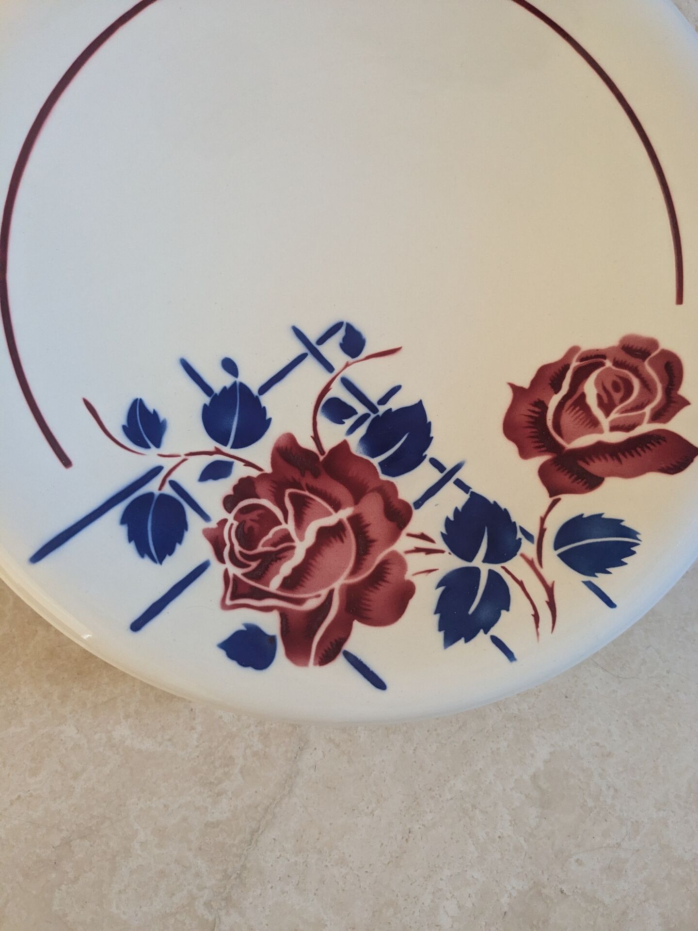 Plat de service V.F Paris