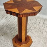 Art Deco side table plant table octagonal