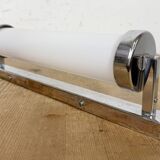 Applique murale Art Déco vintage en verre opale, années 1930