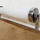 Vintage Art Deco Wall Light with Opal Glass, 1930s