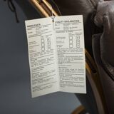 Brown Leather Armchairs by Elsa & Nordahl Solheim for Rybo Rykken & Co., 1970s, Set of 2