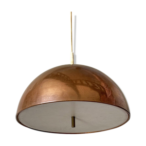 plafonnier vintage 1960 cuivre
