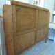 Art Deco headboard for a 160 cm bed in raw wood