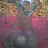 Cassis bubbled glass carafon