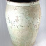 Green terracotta jar