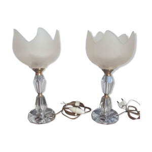 Paire lampes table