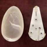 Marbled Glass Sconces Set of 2