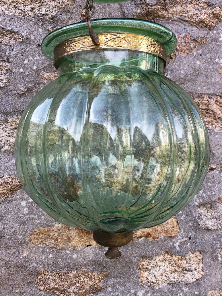 Green indian lamp