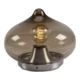 Brown glass 'drop' dijkstra lamp