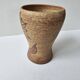 Ceramic vase with floral pattern - signed Fonck & Matéo Vallauris