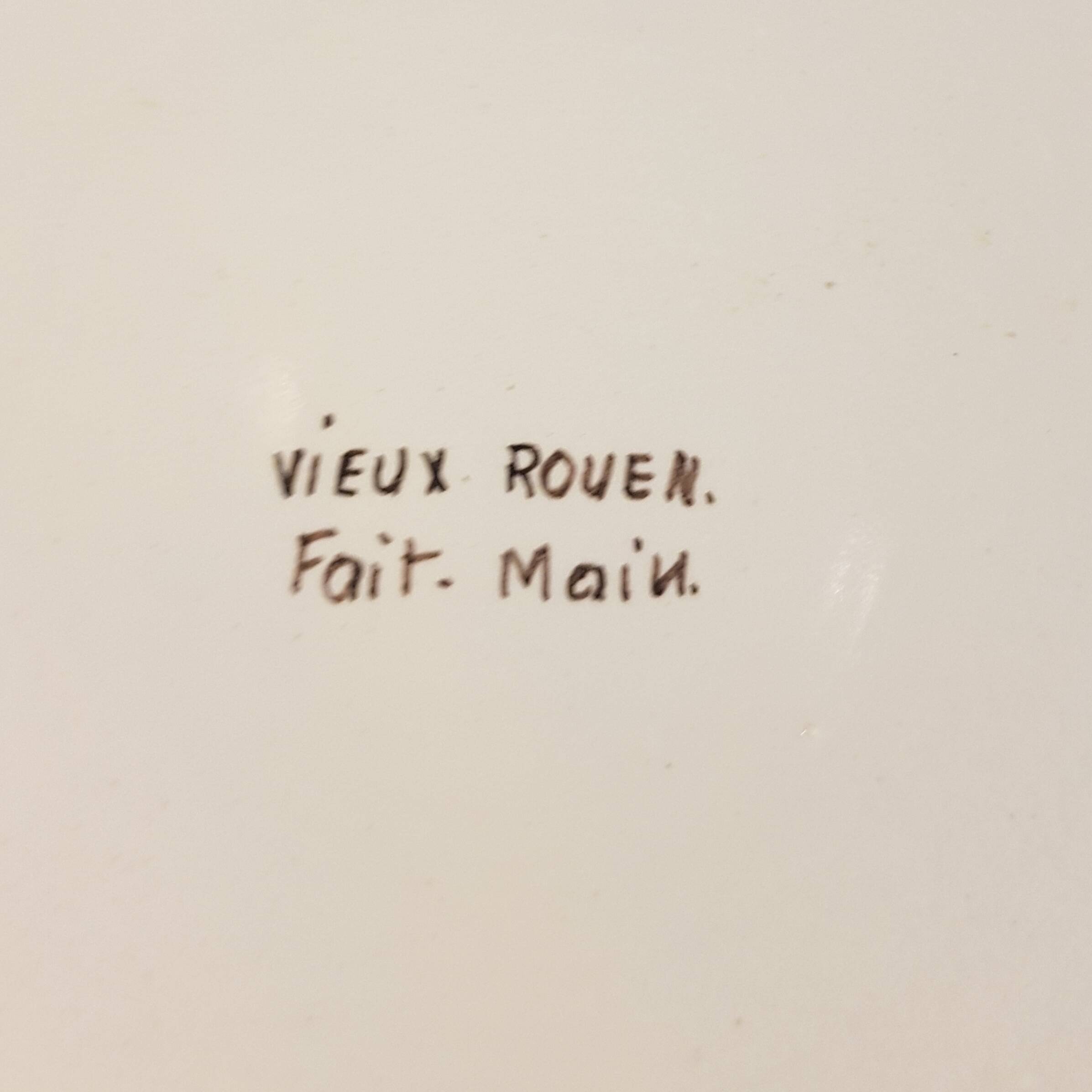 Small plate Old Rouen