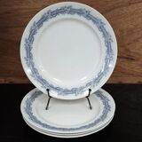 Set of 4 flat plates Terre de Fer Villeroy and Boch "Perlen"