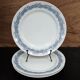 Set of 4 flat plates Terre de Fer Villeroy and Boch "Perlen"