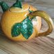 Vintage ceramic teapot in the shape of an orange – 1950s