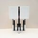 Lumica lamp in chrome metal, spain 1970