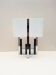 Lumica lamp in chrome metal, spain 1970
