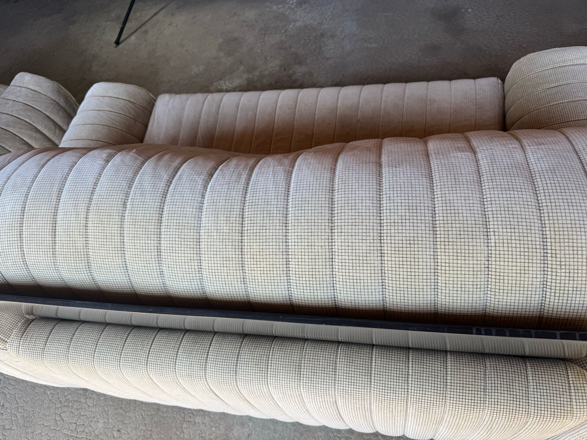 Rare salon vintage Ligne Roset – Made in France – Canapé & 2 fauteuils