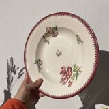 Set of 8 deep iron earth flower plates