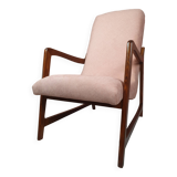 Renovted armchair, type 364, designed by Barbara Fenrych-Węcławska, Poland 1950s