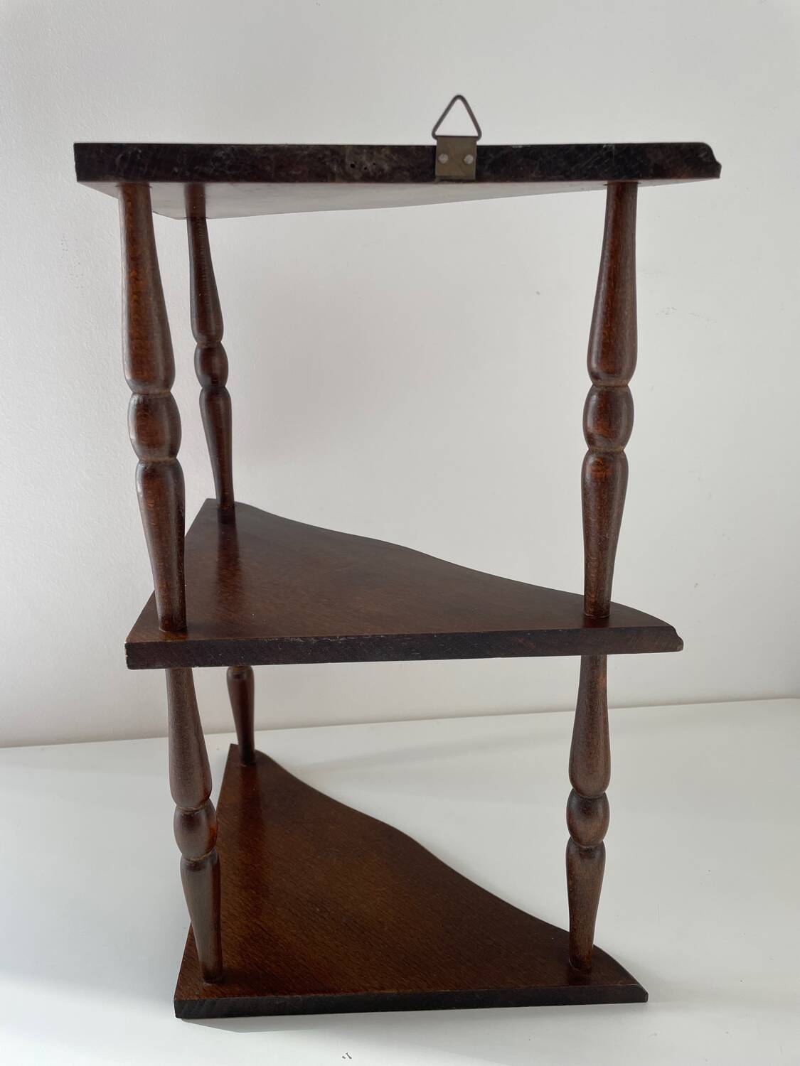 Small corner wall shelf