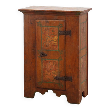 Small Antique Oak Cabinet, France, 18th Century