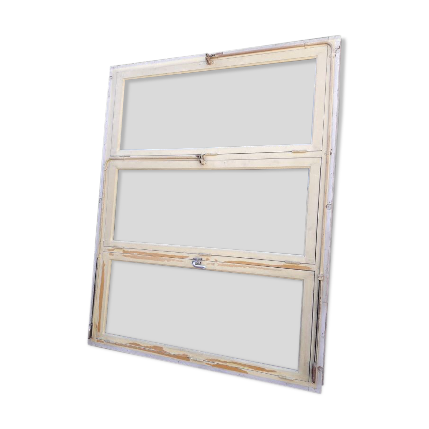 Wooden canopy 3 windows with bellows and abbatant