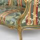 Louis XV style basket sofa