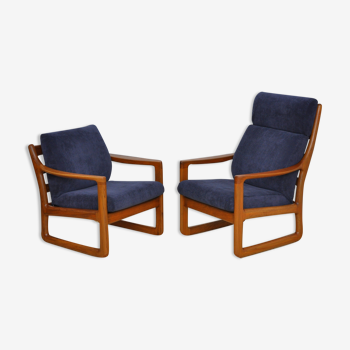 Set of 2 Danish armchairs from Silkeborg, 1960s