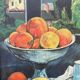 Still life painting in oil