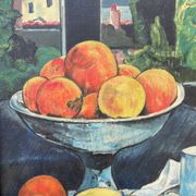 Still life painting in oil