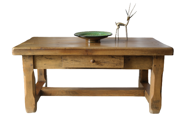 Solid oak table country 50s