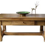Solid oak table country 50s