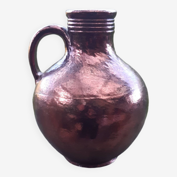 Elchinger flamed stoneware pitcher