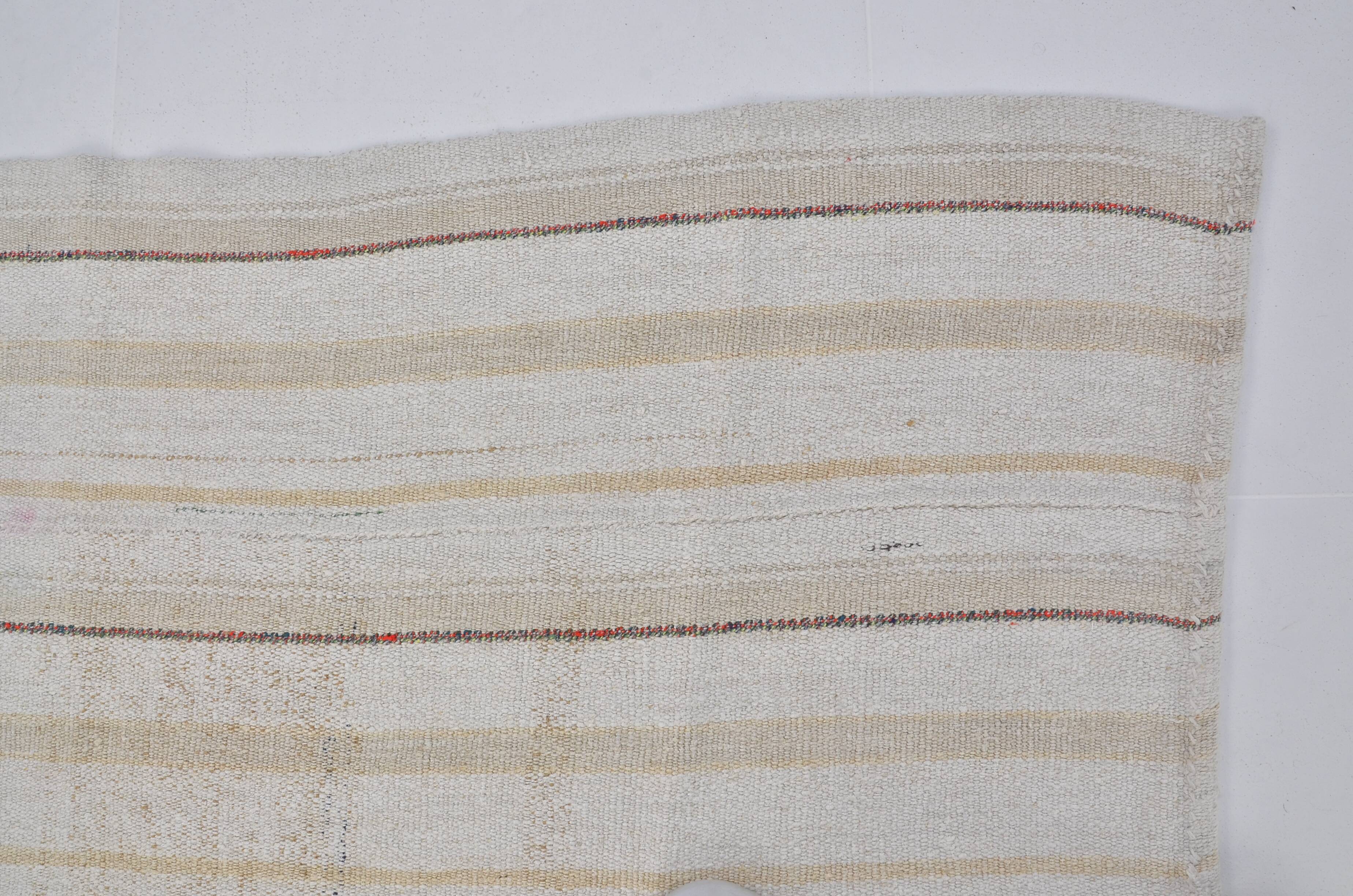 Oushak Stripe Hmep Kilim Rug sku 3661