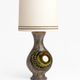 Vintage ceramic table lamp, Walter Gerhards lamp, 1970s