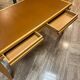 Flat desk from a French institution stamped Philippe Hurel