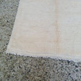 Tapis berbère blanc en laine 148x250cm