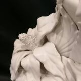 Large ceramic lamp from Manises with floral decoration  
-Circa 1960/1970