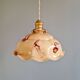 Art Deco pendant light in marbled opaline glass, 1920s-30s