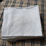 11 antique linen napkins