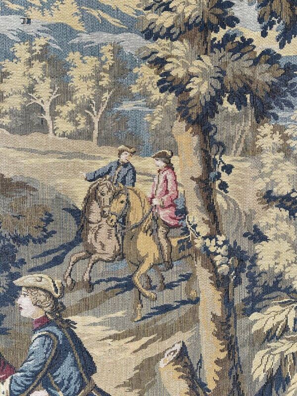 Tapisserie Murale , Scène De Chasse à Courre , XXe Siècle