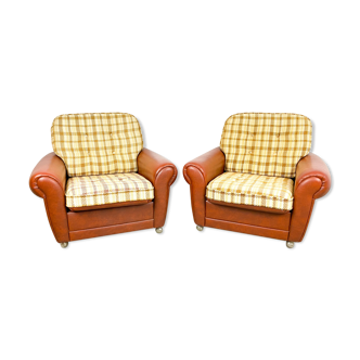 Set of 2 retro armchairs
