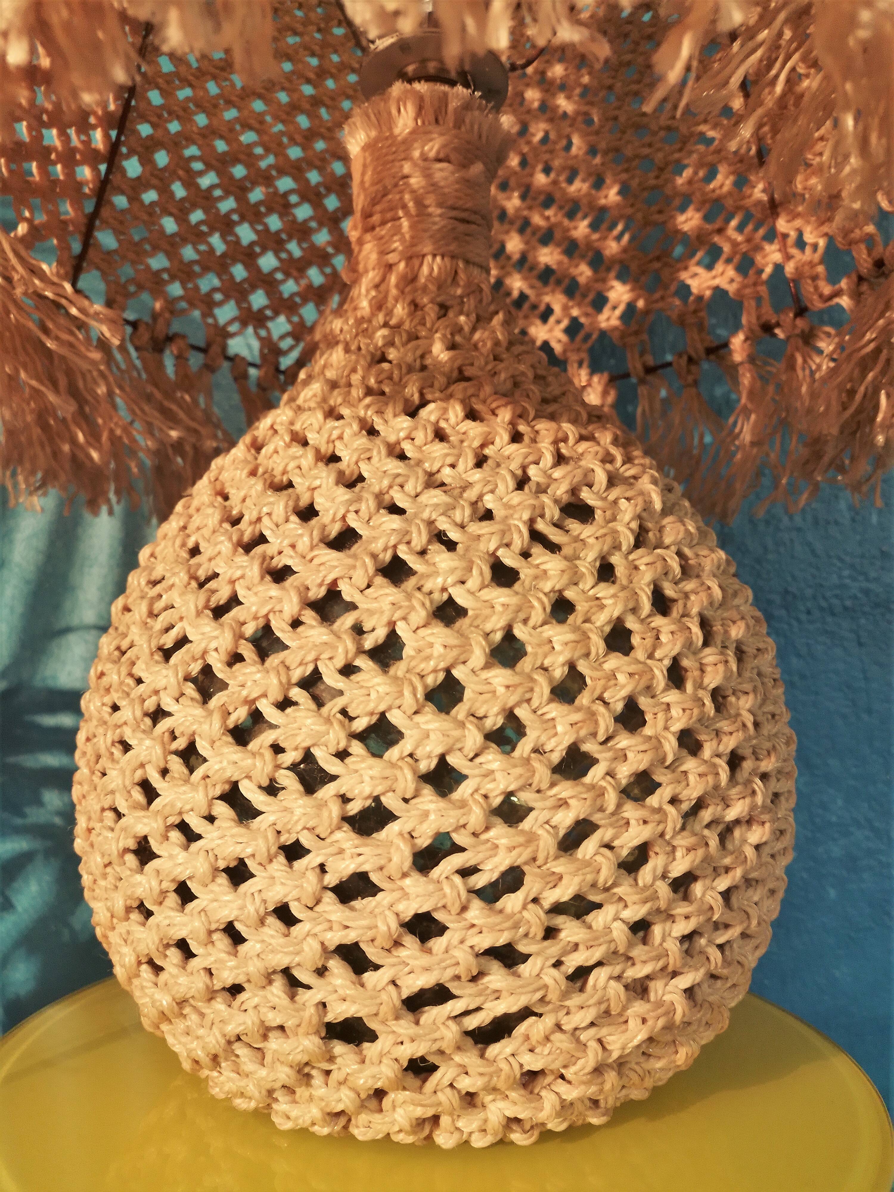 Rope lamp 1970s